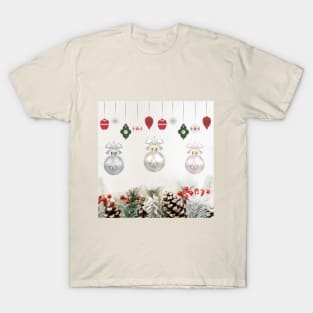 Christmas Pine & Snow Decor T-Shirt